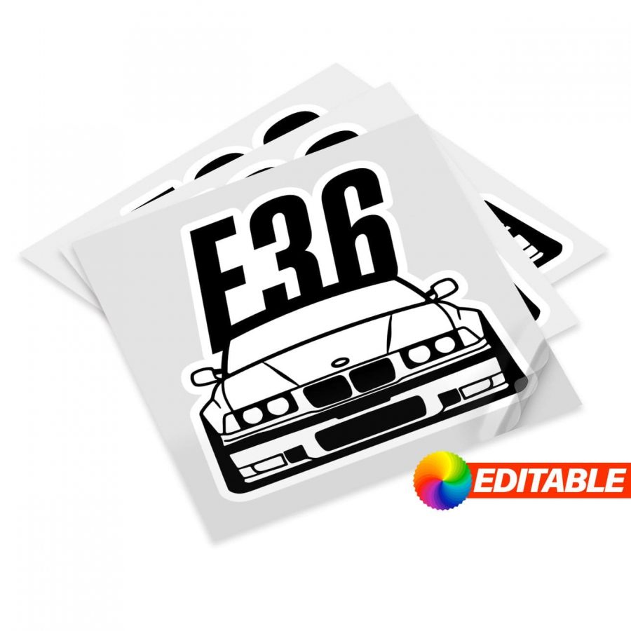 BMW E36 Sticker 02