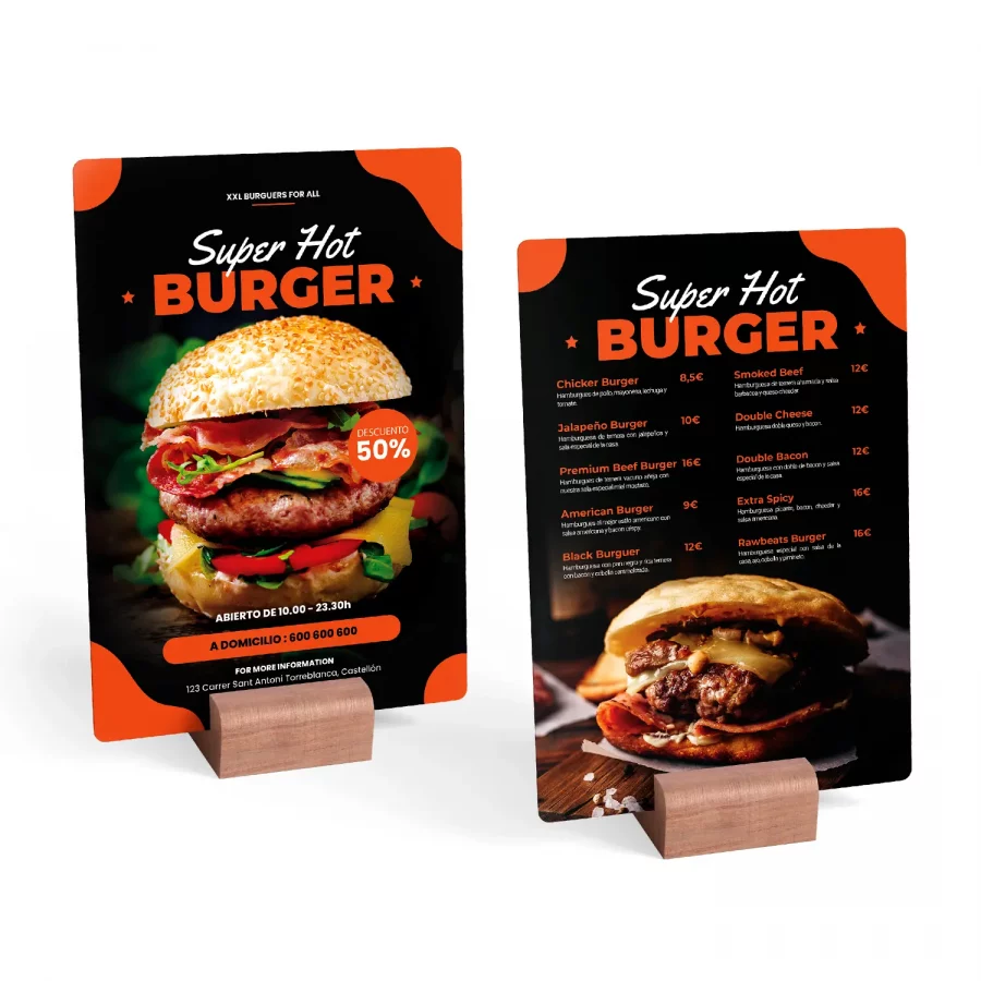 Diseño de Carta Menú