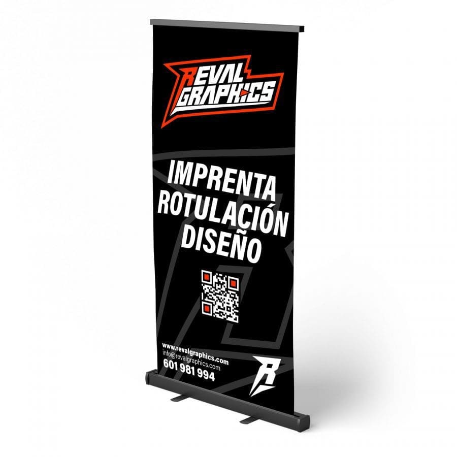 Roll-Up estructura negra